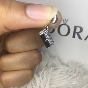 Authentic PANDORA sterling silver clutch purse bag